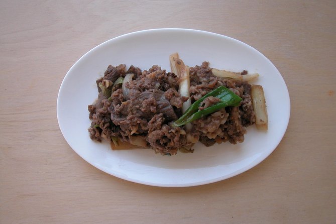 Cook 3 Authentic Korean Dishes with Local Market Tour - Cooking three dishes at your own station