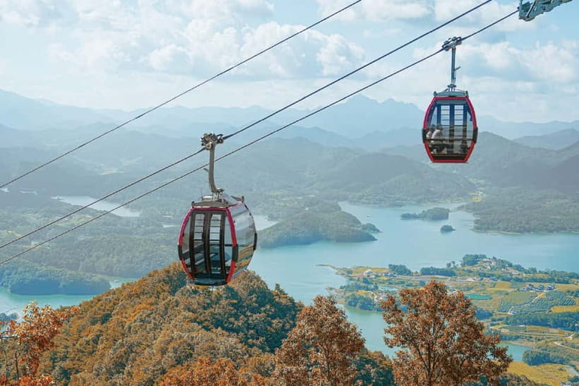 Danyang Tour:Guinsa Temple & Bobaljae & Cheongpung Cable Car - The drive to Bobaljae Observatory