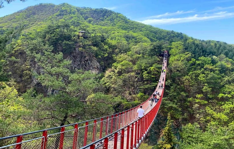 DMZ; NK Defector, 3rd Tunnel, Suspension Bridge,Hotel pickup - Crossing the Unification Bridge checkpoint