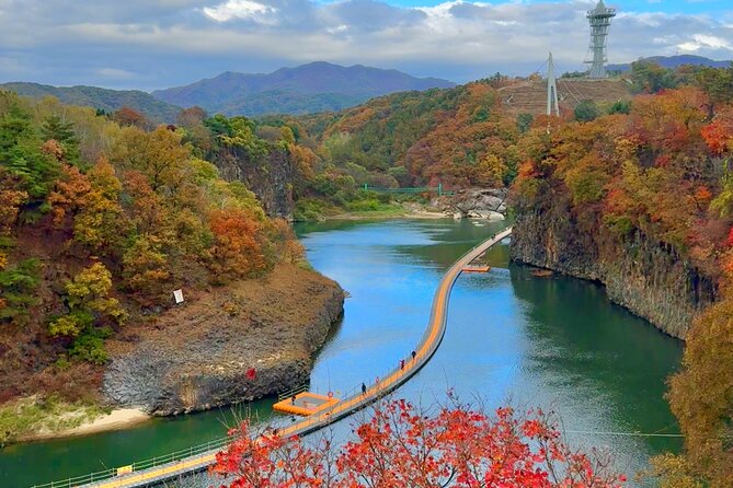 DMZ Tour, 2nd Tunnel & UNESCO Suspension Bridge Tour from Seoul - Looking north from Cheorwon Peace Observatory