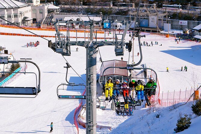 Elysian Gangchon Winter Ski with Nami Island Day Tour from Seoul - Sledding and sightseeing without ski lessons