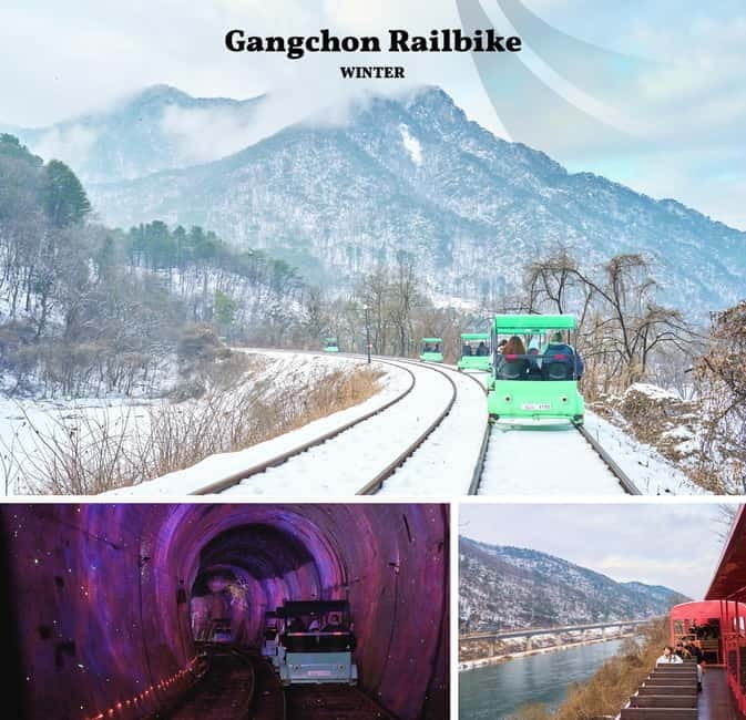 Eobi Ice Valley & Nami & Railbike & Petite & Morning Calm - Three and a half hours on Nami Island