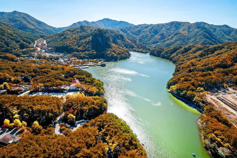From Seoul: Pocheon, Sanjung Lake and Bidulginang Fall Trip - Herb Island, herbs, gardens, and pink muhly