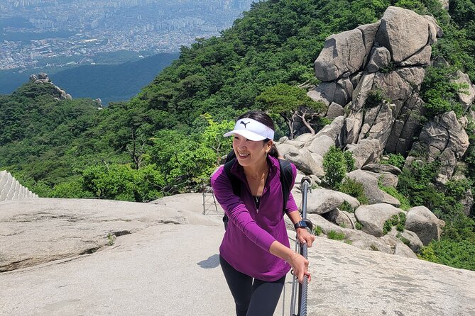Hiking Adventure Bukhansan Highest Peak & Old Buddhist temples visit (Lunch inc) - Bukhansanseong Fortress on the trail