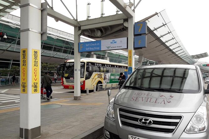 Incheon Airport Transfer Service private transport to/from Seoul - Seoul hotel drop-off and the no-stop rule