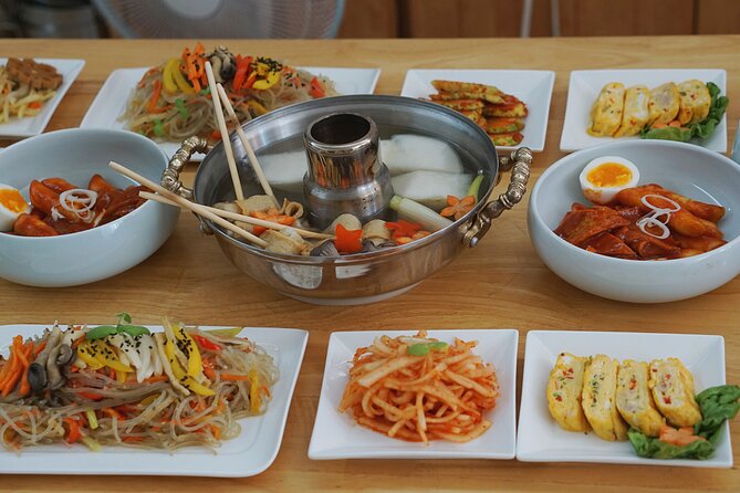 K-food cooking Japchae Mandu Tteokbokki & Fishcake - Is $81 a fair price?