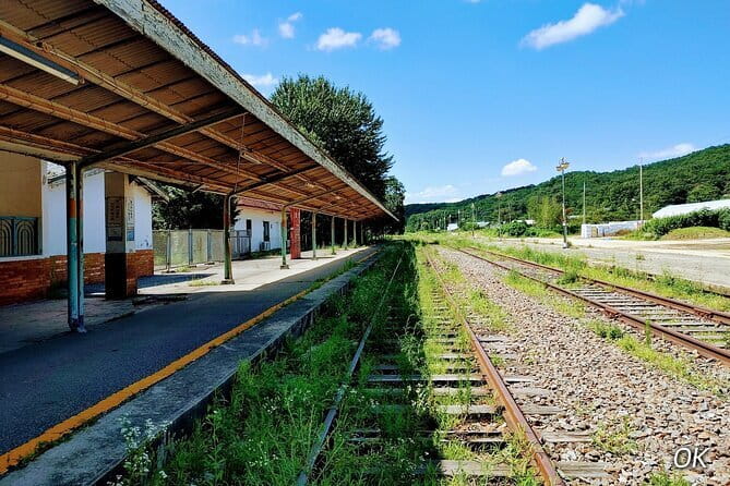 K-pop boyband Film Location Private Day Trip - Iryeong Station, an abandoned railway setting