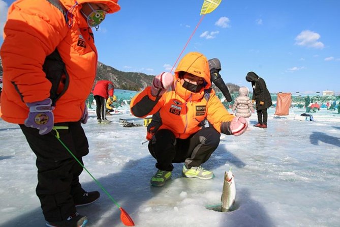 Korea Winter Ice Fishing Festival (Pyeongchang Trout Festival) - Arriving at the trout festival around 11:00