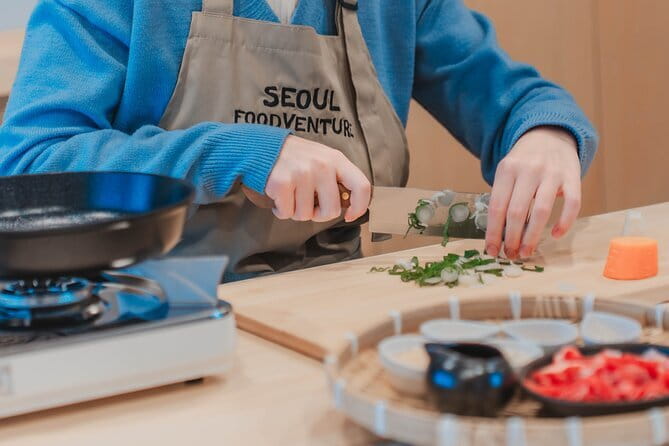 Korean Cooking Class with Grocery Shopping at Seoul Local Market - Cooking bulgogi, gyeran-jjim, and kimbap