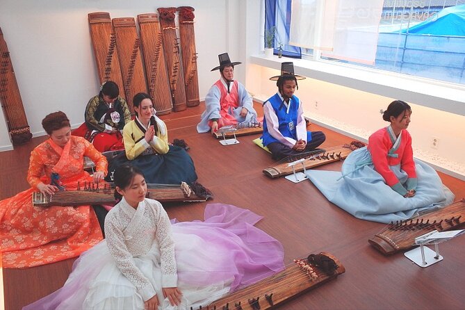 Play Gayageum in Hanbok Cultural Experience in Bukchon - Putting on hanbok before touching the strings