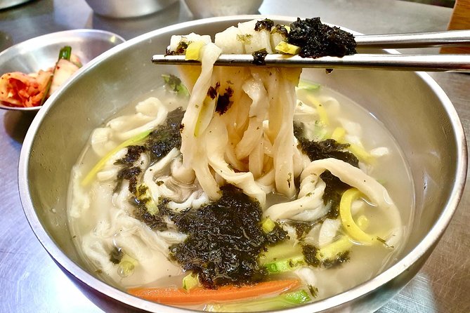 Private Downtown Seoul Food & Market Tour with 8+ Tastings - Honey snacks, grilled rice cake, and traditional tea