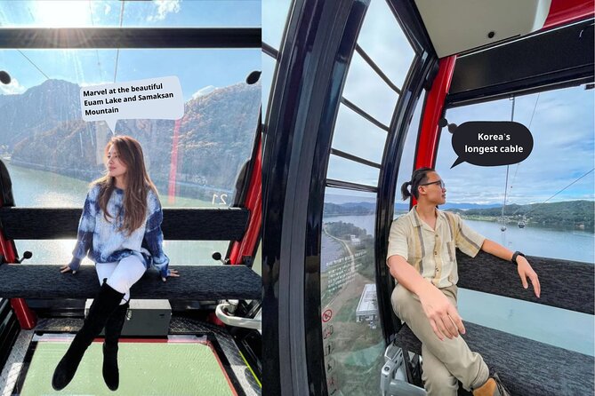 Samaksan Cable Car and Nami Island Day Escape with Railbike - What the $112 price includes