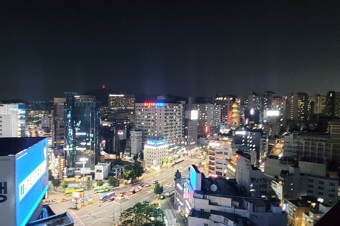 Seoul Food n Night view with Local Korean BBQ dinner Hongdae st. - Gyeongui Line Forest Park slows the pace