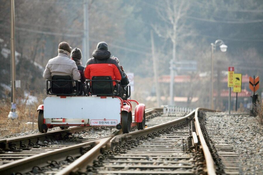 Seoul: Nami, Petite France, Italian Village, Railbike Option - Petite France, a compact Little Prince attraction