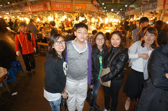 Seoul Night "Private Tour"(Korean BBQ, N-Tower, Seoul Fortress, Local Market) - Gwangjang Market for a taste of central Seoul