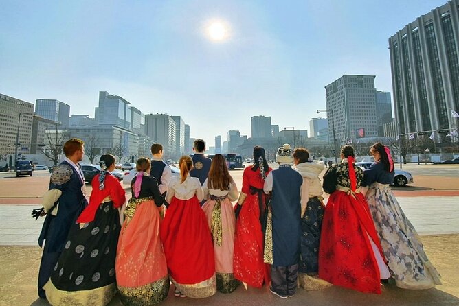 Seoul One Day Sightseeing Tour with N Tower and Lunch - Starting at Gwanghwamun in hanbok
