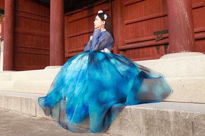 Seoul Premium Hanbok Rental at Arihanbok Photoshoot Included - The hair styling and fitting process