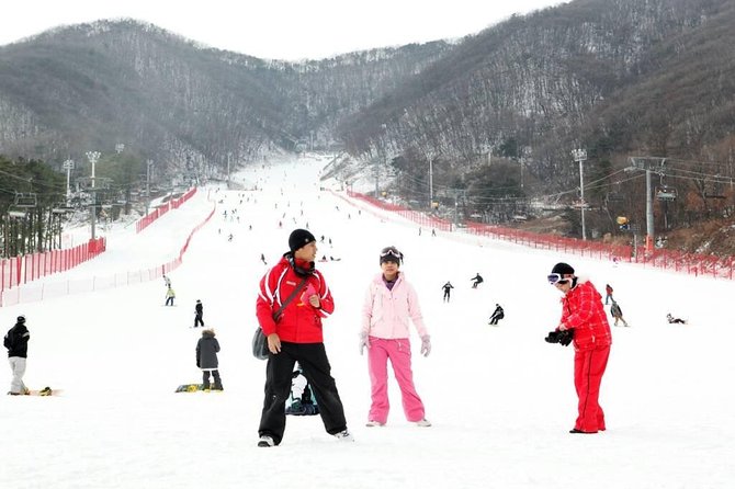 Seoul Ski Tour at Jisan Forest Resort - A 30-minute lesson for first-time skiers