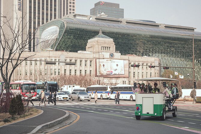 Seoul Tram Pedal Challenge - A tram bike with a very Seoul route
