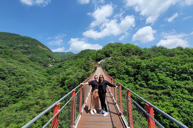 Small Group Tour to DMZ & Suspension Bridge with Hotel Pickup - Gamaksan Chulleong Bridge adds fresh air and scenery