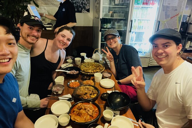 Sunset Walking Tour in Naksan Park with Dinner - Dinner with barbecue, rice, and makgeolli
