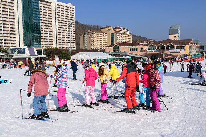 Vivaldi Park Winter Ski with Eobi Ice Valley Day Tour from Seoul - What the rental and lesson process means for your day