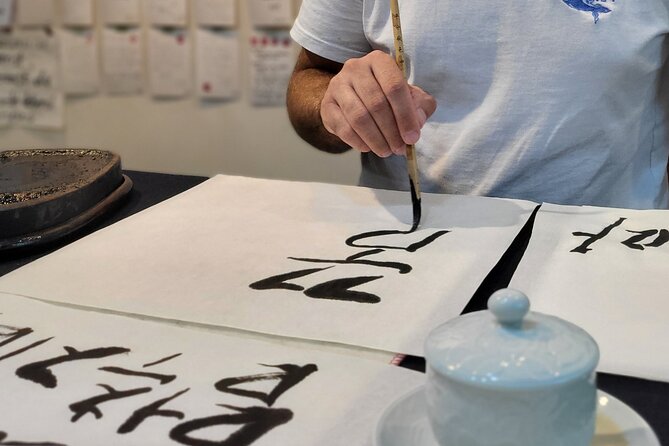 Write a Meaningful Korean Calligraphy Scroll in Insadong - The Quiet Studio Setting and Personal Attention